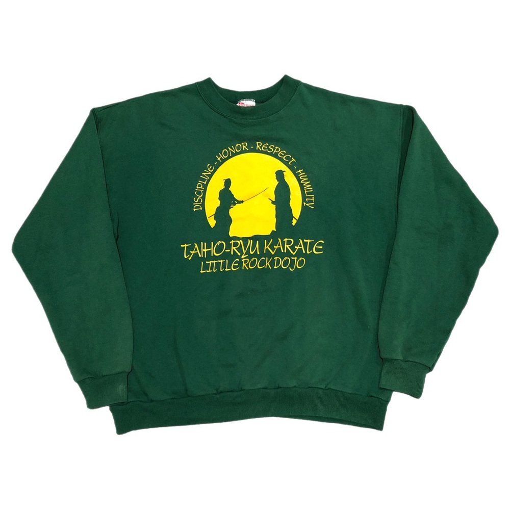 90s Little Rock Karate Dojo Samurai Crewneck